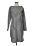 Duluth Trading Co. Stripes Gray Casual Dress Size S - photo 1