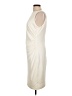 Cache Solid Ivory Casual Dress Size L - photo 5