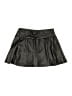 Unbranded Solid Black Faux Leather Skirt Size M - photo 2