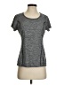 Reebok 100% Polyester Tweed Gray Active T-Shirt Size S - photo 1