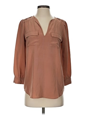 Joie 3/4 Sleeve Silk Top (view 1)