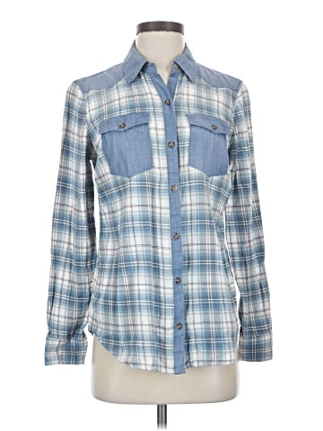 Cato Long Sleeve Button-Down Shirt (view 1)