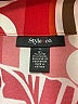 Style&Co 100% Polyester Graphic Red Casual Dress Size L - photo 7