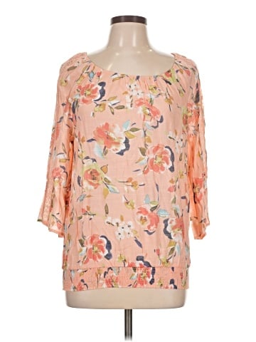 Hope & Harlow 3/4 Sleeve Blouse (view 1)