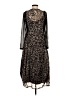 Alembika 100% Polyester Animal Print Black Cocktail Dress Size 4 (0) - photo 2