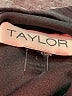 Taylor 100% Polyester Black Cocktail Dress Size L - photo 6