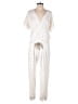 Stefanel Solid Ivory Jumpsuit Size S - photo 1