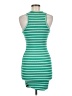 Assorted Brands Stripes Green Casual Dress Size M - photo 2