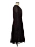 Ann Taylor 100% Polyester Paisley Black Cocktail Dress Size 6 - photo 4