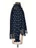 Ann Taylor LOFT 100% Polyester Polka Dots Blue Long Sleeve Blouse Size S - photo 4