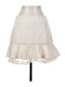Shein 100% Polyester Solid Ivory Casual Skirt Size 4 - photo 1