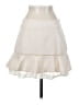 Shein 100% Polyester Solid Ivory Casual Skirt Size 4 - photo 2