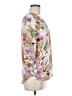 Misia 100% Polyester Floral White 3/4 Sleeve Blouse Size M - photo 4
