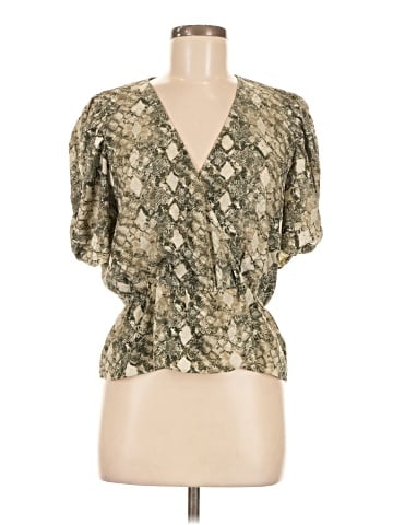 WAYF Short Sleeve Blouse (view 1)