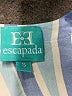 Escapada 100% Rayon Blue 3/4 Sleeve Blouse Size S - photo 7