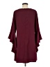 CeCe 100% Polyester Solid Burgundy Cocktail Dress Size 8 - photo 2