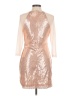 Assorted Brands Metallic Tan Cocktail Dress Size M - photo 2