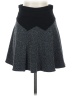 Tibi Chevron-herringbone Black Casual Skirt Size 2 - photo 1