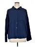 Assorted Brands 100% Polyester Solid Blue Long Sleeve Blouse Size XL - photo 1