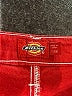 Dickies Solid Red Denim Shorts Size 7 - photo 3