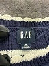 Gap 100% Cotton Stripes Black Pullover Sweater Size M (tall) - photo 7