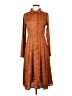 Glamorous 100% Polyester Animal Print Brown Casual Dress Size XS - photo 1