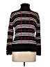 Investments Plaid Black Turtleneck Sweater Size L - photo 1
