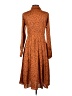 Glamorous 100% Polyester Animal Print Brown Casual Dress Size XS - photo 2