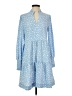 Gibson Look 100% Polyester Blue Casual Dress Size XS - photo 1