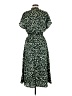 Shein 100% Polyester Animal Print Green Casual Dress Size 6 - photo 2