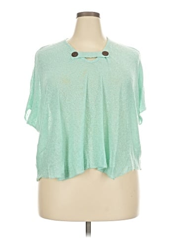 Key Lime Pie Short Sleeve Blouse (view 1)