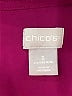 Chico's 100% Polyester Burgundy 3/4 Sleeve Blouse Size XL (3) - photo 7
