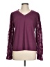Roolee Burgundy Long Sleeve T-Shirt Size L - photo 1
