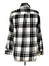 Old Navy 100% Cotton Plaid Gray Long Sleeve Button-Down Shirt Size L - photo 2