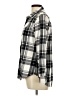 Old Navy 100% Cotton Plaid Gray Long Sleeve Button-Down Shirt Size L - photo 5