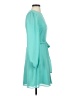 Eliza J 100% Polyester Solid Teal Casual Dress Size 4 - photo 4