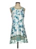 LOGO Lounge Floral Blue Cocktail Dress Size S - photo 1