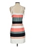 Unbranded Stripes Gray Casual Dress Size S - photo 2