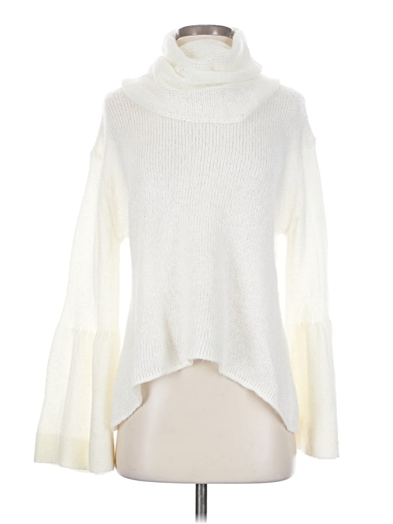 Pre-owned Wooden Ships Long Sleeve Turtleneck In White