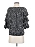 Express 100% Polyester Black 3/4 Sleeve Blouse Size S - photo 2