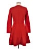 Zara Solid Red Casual Dress Size M - photo 2