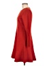 Zara Solid Red Casual Dress Size M - photo 5