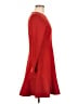 Zara Solid Red Casual Dress Size M - photo 4