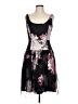 Milly Floral Black Cocktail Dress Size 10 - photo 1