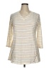 NY Collection Ivory 3/4 Sleeve Top Size XL - photo 1
