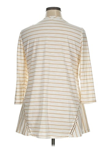 NY Collection 3/4 Sleeve Top (view 2)