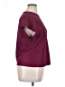 Unbranded Burgundy Short Sleeve Top Size XL - photo 4