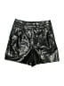 Express Metallic Silver Shorts Size 0 - photo 1