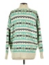 American Eagle Outfitters Print Green Pullover Sweater Size XS - photo 2