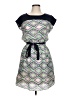 Emmelee 100% Polyester Argyle Green Casual Dress Size L - photo 1